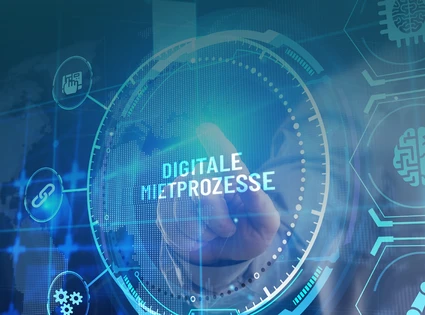 Visualisierung digitale Mietprozesse