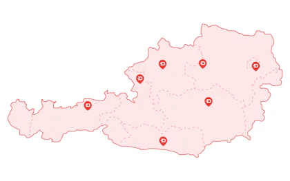 karte mit mietstationen von kuhn oesterreich